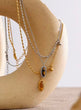 Double Tiger Stone Necklace