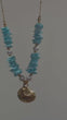 Turquoise Puka Shell Necklace